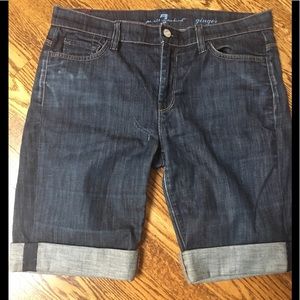 7 For All Mankind—Cut off Jeans—Ginger